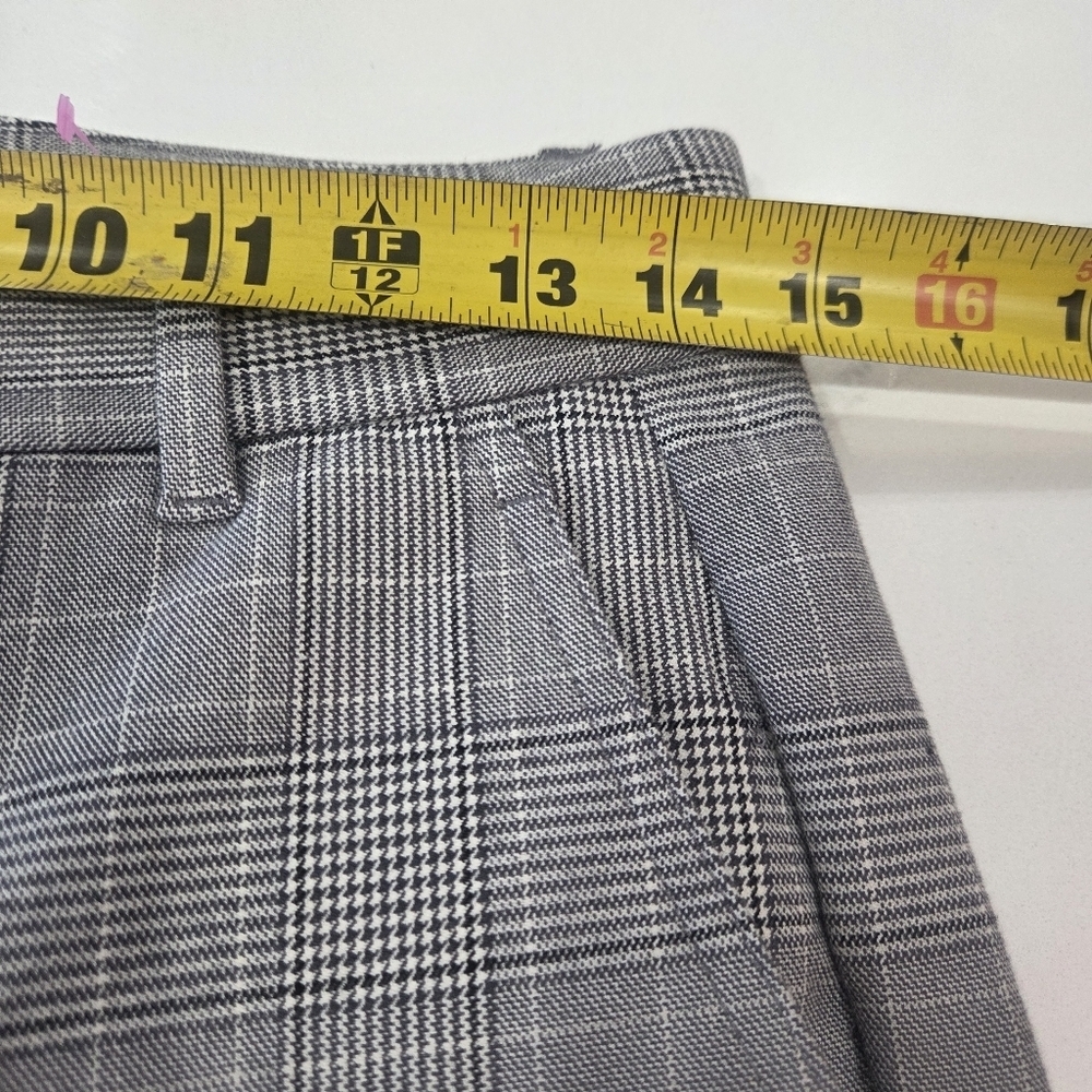 Gap Chatham Black White Houndstooth Glen Plaid Dress Ankle Pants 4 NWOT. - Picture 9 of 13